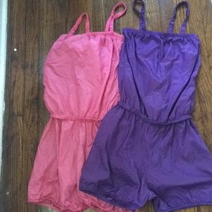 Two Mer-Wear Trash Bag Warm-ups